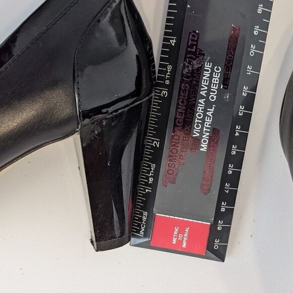 CLARKS Cushion soft black leather heels size 7 US @s4 - Picture 5 of 13